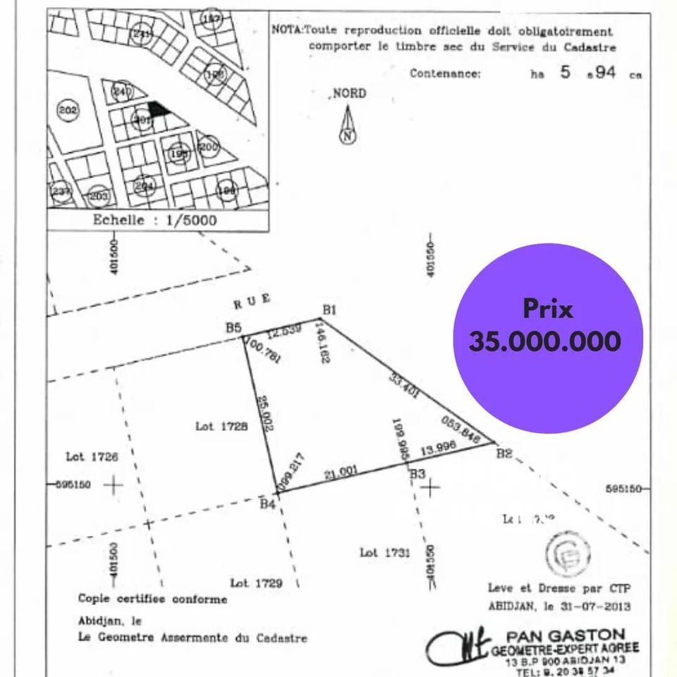 terrain a vendre trabad